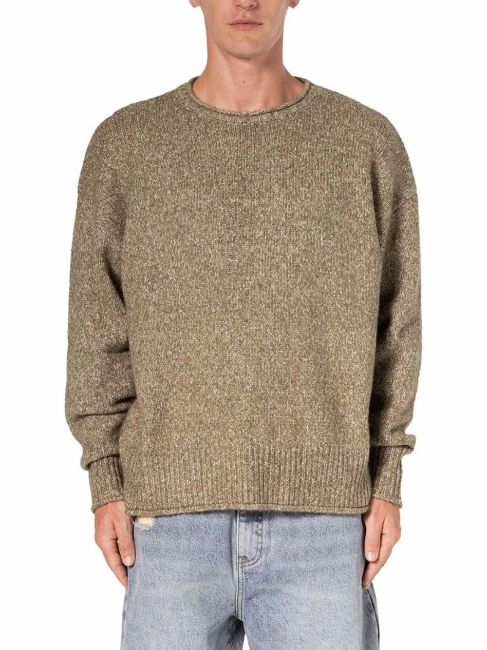 MNML Grain Sweater- Green